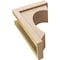 Ekena Millwork 6"W x 12"D x 18"H Classic Emerson Rough Cedar Woodgrain TimberThane Corbel, Primed Tan CORUR06X12X18EMRRCPR - alternate 6